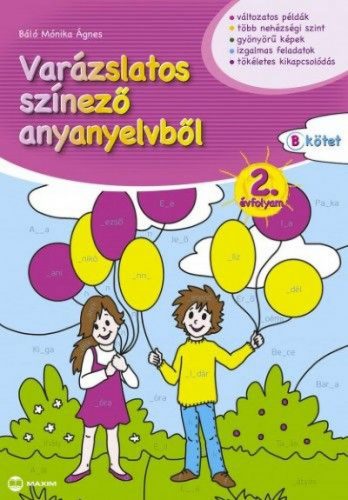 Varázslatos színező anyanyelvből 2B kötet