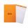 Jegyzettömb Clairefontaine Rhodia Orange A/4+ 80 lapos kockás lyukasztott