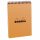 Jegyzettömb spirálos Clairefontaine Rhodia Orange A/5 80 lapos kockás